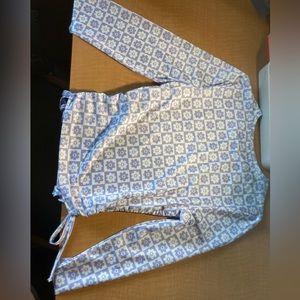 ASOS purple flowered top